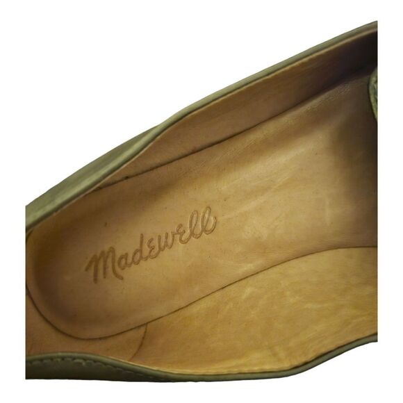 MADEWELL Smoked Graphite Taupe Calf Hair Slip-On Loafers - Size 7 - Picture 9 of 10